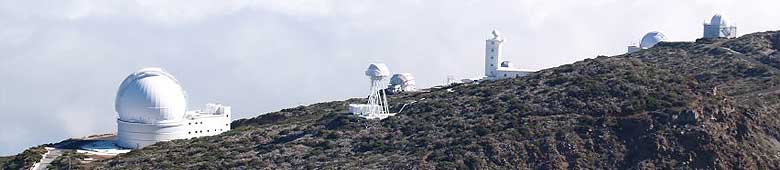 Roque de los Muchachos et les renomm&eacute;s observatoires