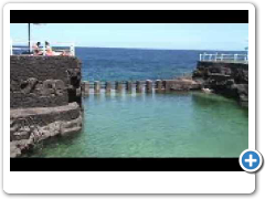 La Palma beaches: Charco Azul
